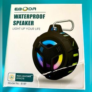 EBODA Bluetooth Shower /Pool Speaker Waterproof Portable Speaker No:B18P, Gray
